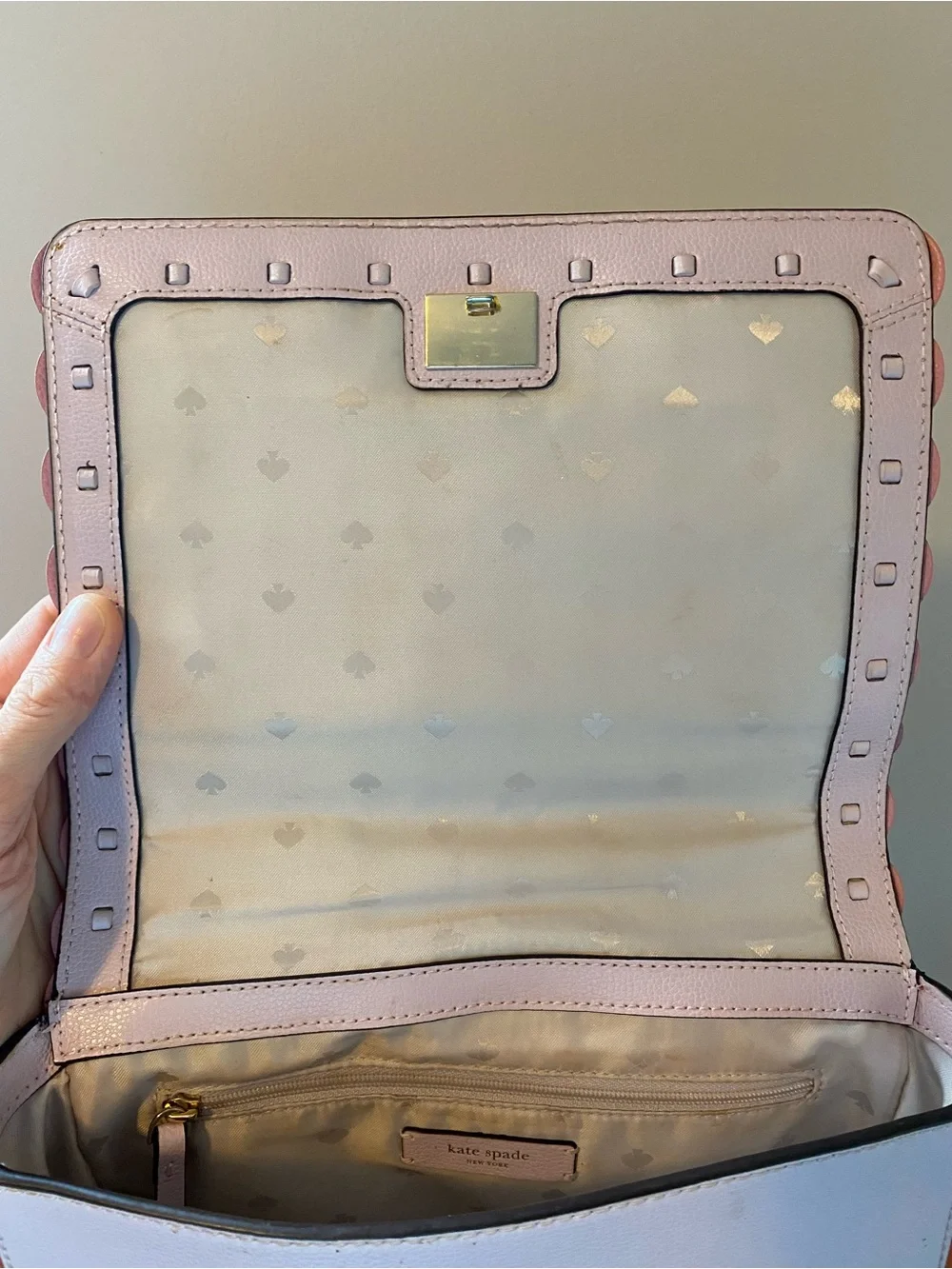 kate spade Maisie Patterson Drive Small Grommet Scalloped Satchel/Crossbody Bag